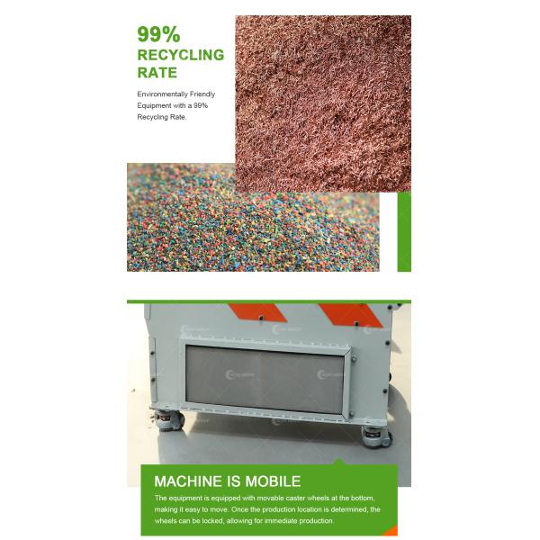 Машина для переработки кабельных проводов мощностью 30-50 кг, адаптированная для эффективности сцепления