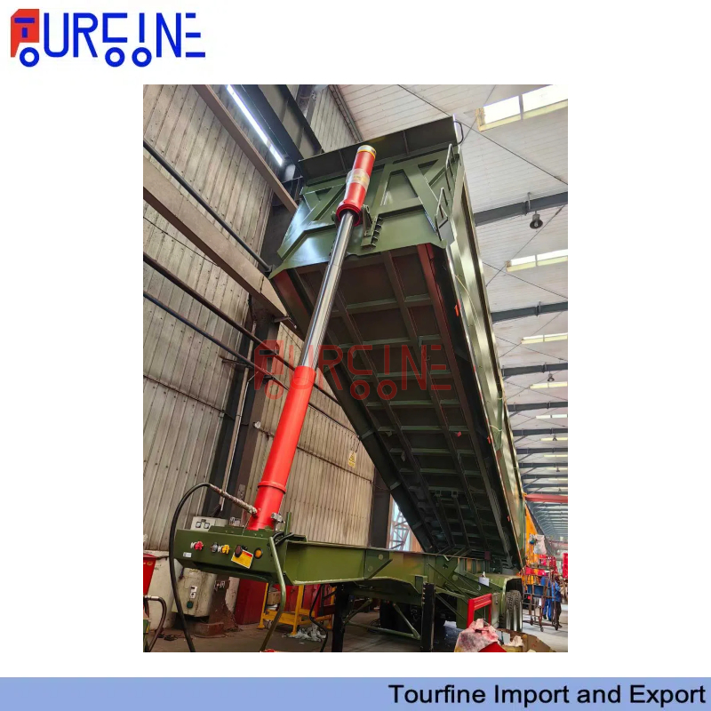 3 Axle 80 Ton Heavy Duty Dump Semi Trailer for Coal Stone and Aggregate Transport