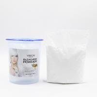 Polvo blanqueador de pelo de color blanco suave para uso profesional en el salón