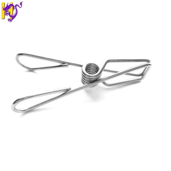 U Shaped Stainless Steel Torsion Coil Spring Clip for Clothes Pin