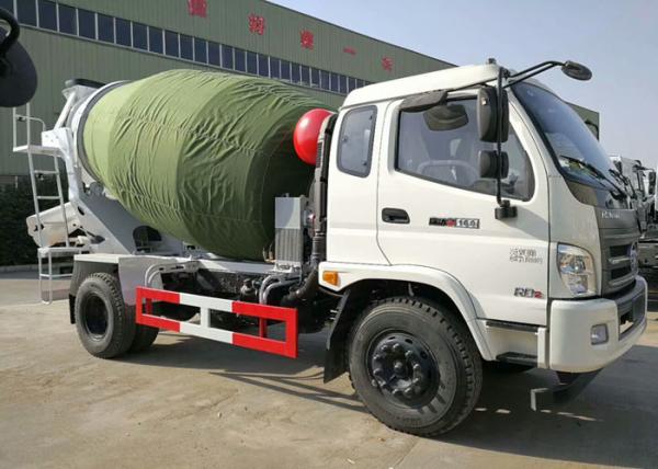 4CBM Concrete Mixer Truck , 4000 Liters 4X2 Mini Cement Mixer Truck