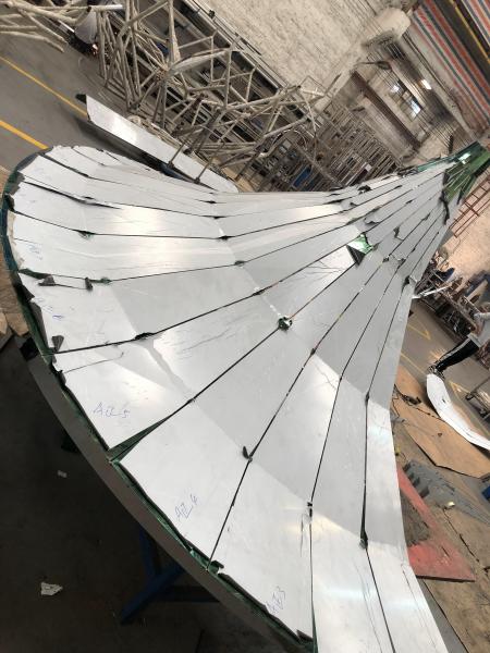 2020 Mirror Stainless Steel Outdoor Art Sculpture Statue Fabrication For Sale From China