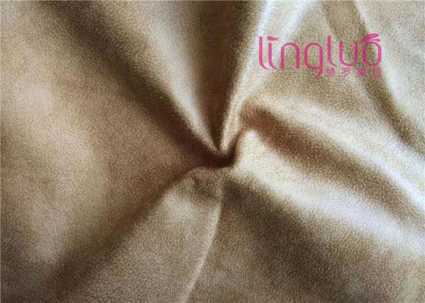Classical Bronzing Suede Velvet Fabric Tear Resistant Imitation Artificial Leather