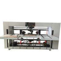 Servo Double Piece Carton Box Stitching Machine Semi Automatic