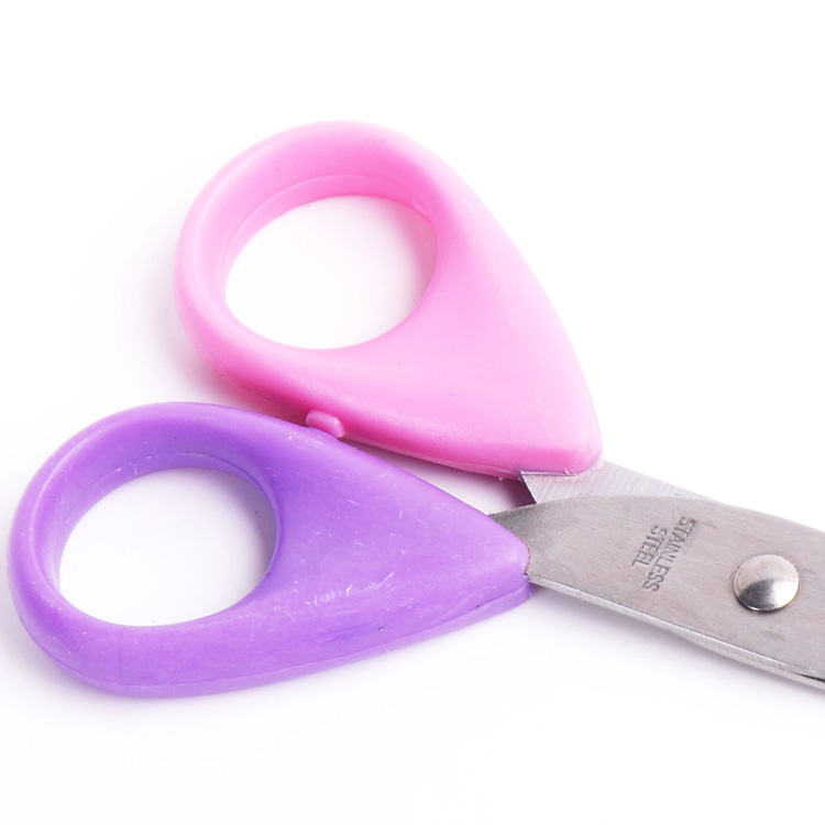 Wholesale reliable quality multi-colored OEM 5 inch student office scissors