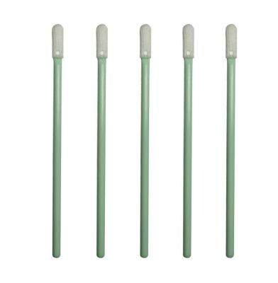 Claro - cotonetes da limpeza da espuma do poliéster dos materiais de consumo verdes da sala de limpeza micro