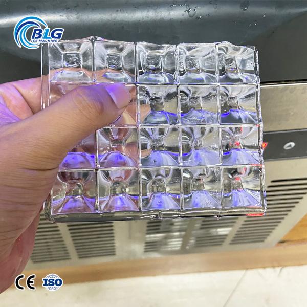 BLG High Quality 1000 kg Automatic Ice Machine Ready 11-15 Minutes Commercial Kitchen Refrigeration Equipment for Bar Office Use