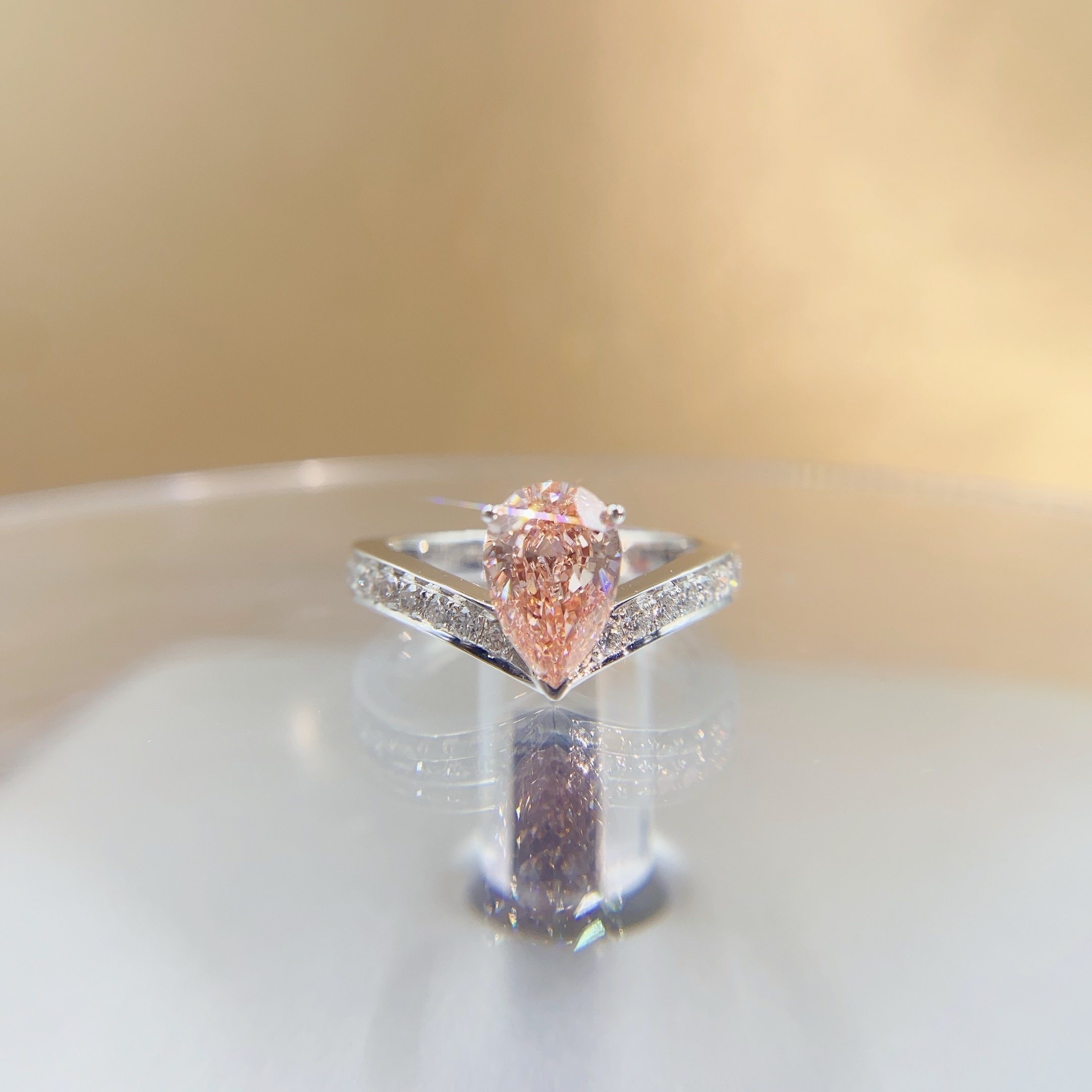 18K White Gold Diamond Ring Collection Customizable Lab Diamond Jewelry with Diamonds