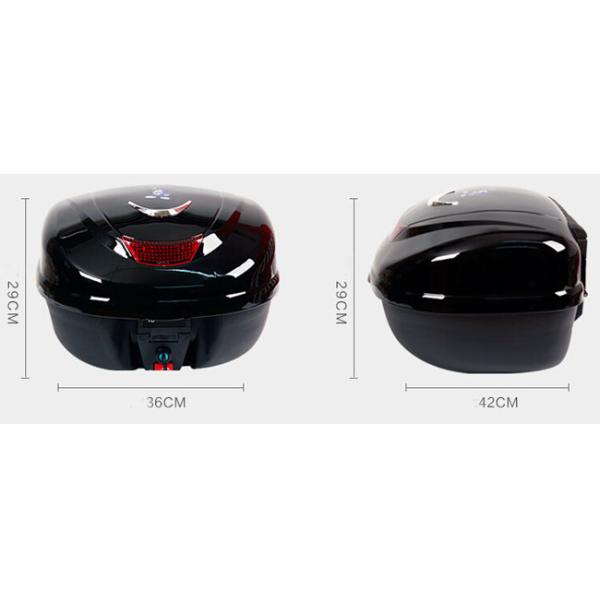 PP Tail Motorbike Food Delivery Box , Customized Motorcycle Courier Box