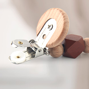 Pacifier Clip, Neutral Cute Rabbit Pacifier Leash For Boys Girls Fits For All Pacifiers, Ideal Baby Shower Baby Gift