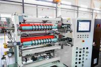 Machine de repassage pour couper la longueur du substrat PET+Cu OPP+Cu