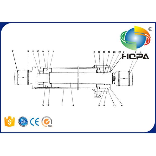 2438U909R200 Boom Cylinder Seal Kit For Excavator Kobelco SK60