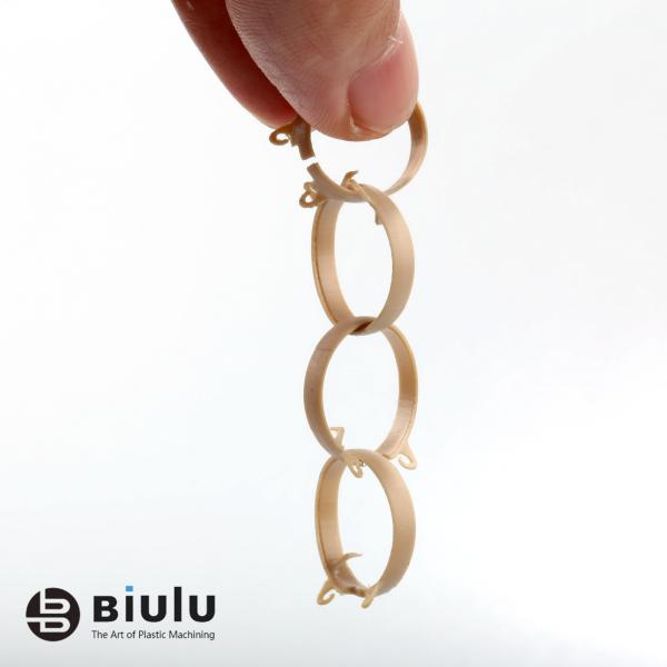 Cnc Precision Peek Plastic Machining , Micro Precision Machining High Performance