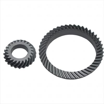 28 Dentes 90 graus Espiral Bevel Gear Carga Pinion pesado Crown Gear para aviação