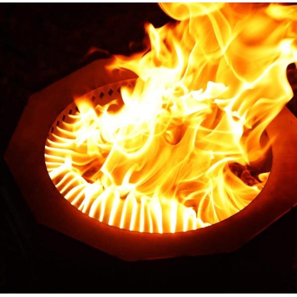 Steel Camping 6.36kg Smoke Free Outdoor Fire Pit For BBQ Camping All Season