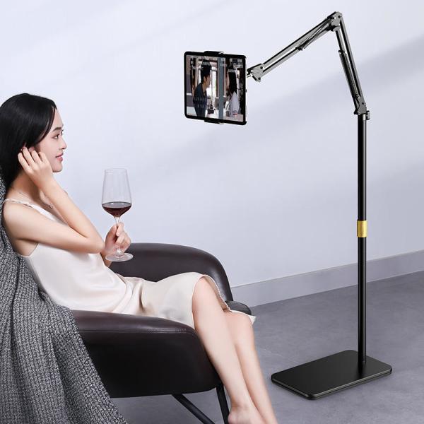 180cm Aluminum Phone Stand Holder 360 Degree Adjustable