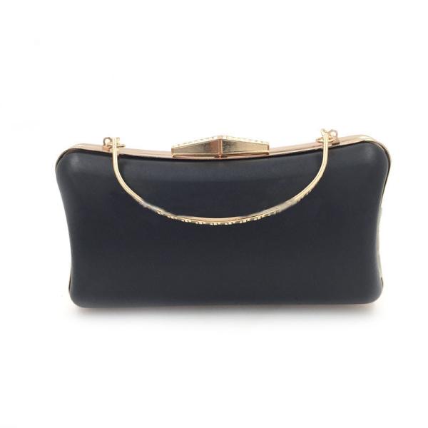 Handbag hardware wholesale gold rectangle purse plastic box metal frame