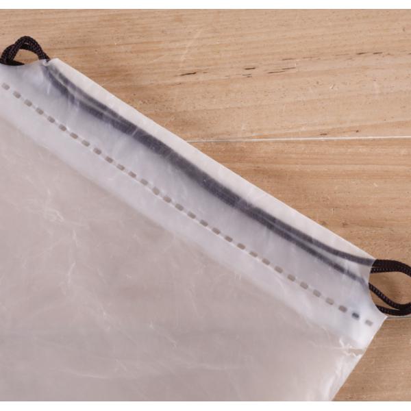 Cartoon Plastic Drawstring Storage Bag for Towel Underwear Sock