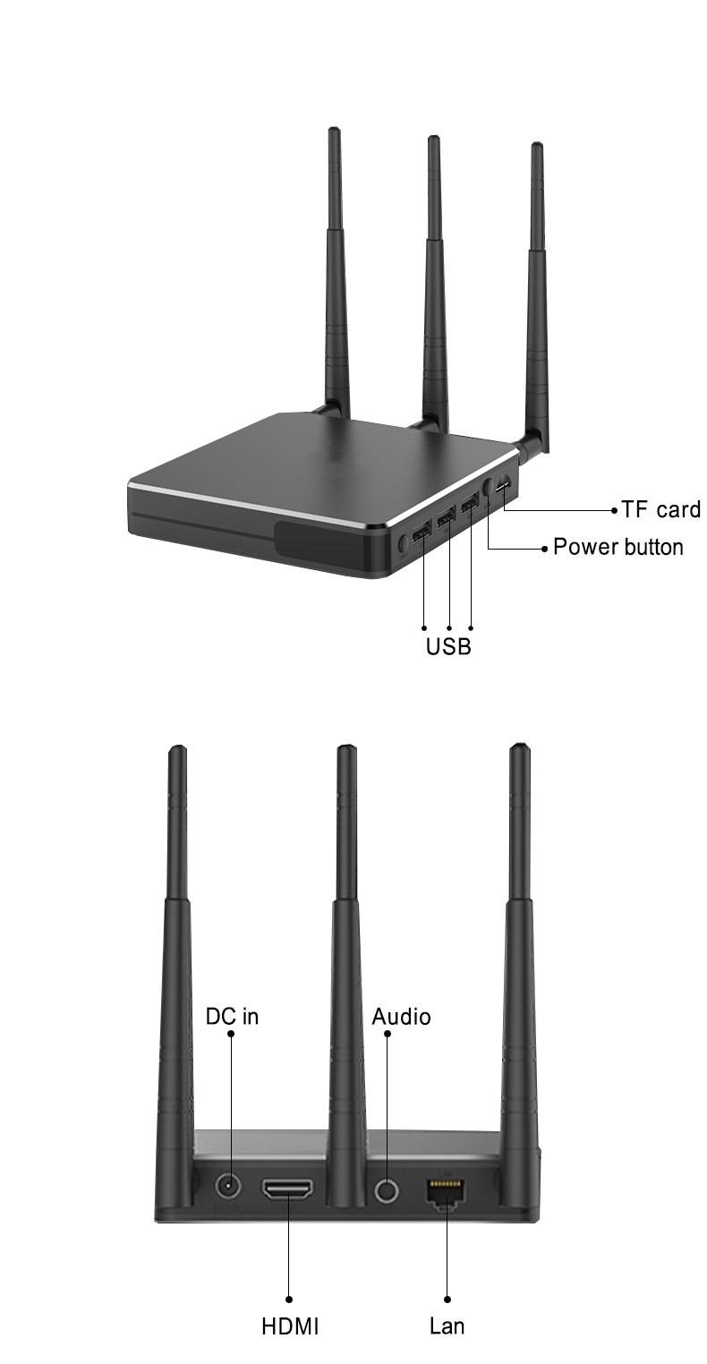 Долгосрочный донгл Miracast Chromecast 5G 12V наполнителя Hd беспроводной для ПК