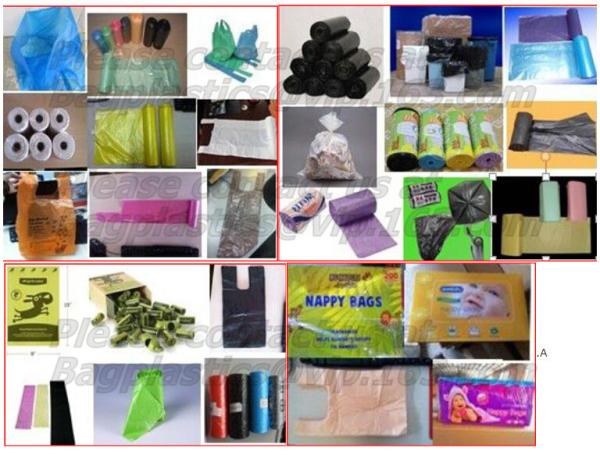Biodegradable Reusable Plastic T-Shirt Bag Eco Friendly Compostable Grocery Shopping Thank You Recyclable Trash Basket