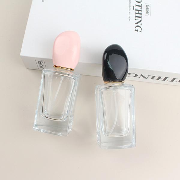 50ml Portable Perfume Glass Bottle Spray Travel With Fine Processing Polishing