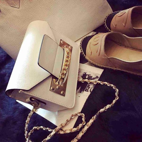 2015 Spring Hot Sale Women Satchel Handbag Shoulder Purse PU Leather Chain Bag Multi Color