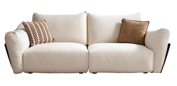 Italian minimalist color blocking modular sofa , apartment furniture