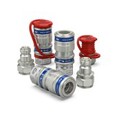 Flui o diâmetro 2.5mm que rápidos hidráulicos conectam os acoplamentos 100Mpa 6.0L/Min