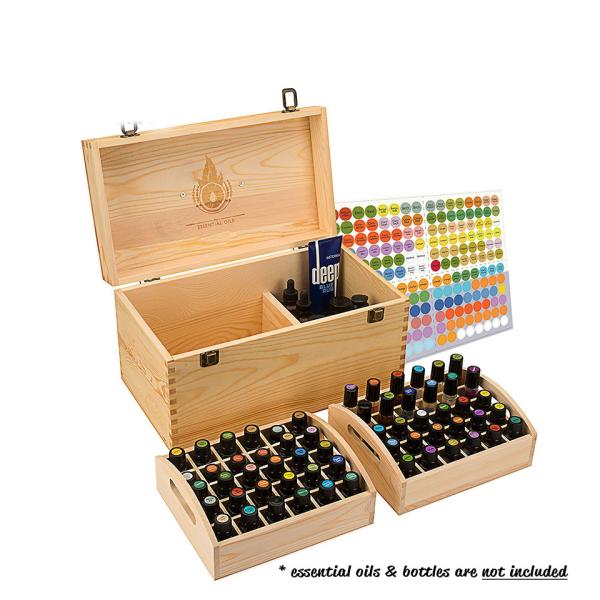 Handmade Wooden Box for Essential Oils Customizable and Accepts Custom Orders