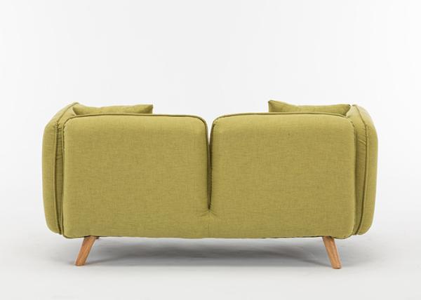 Leisure Modern Bedroom Furniture Fruit Green 3 Seater Fabric Sofa Elegant