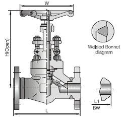 Plug Disc Dn50 Industrial Globe Valve , Flanged RTJ End Carbon Steel Globe Valve