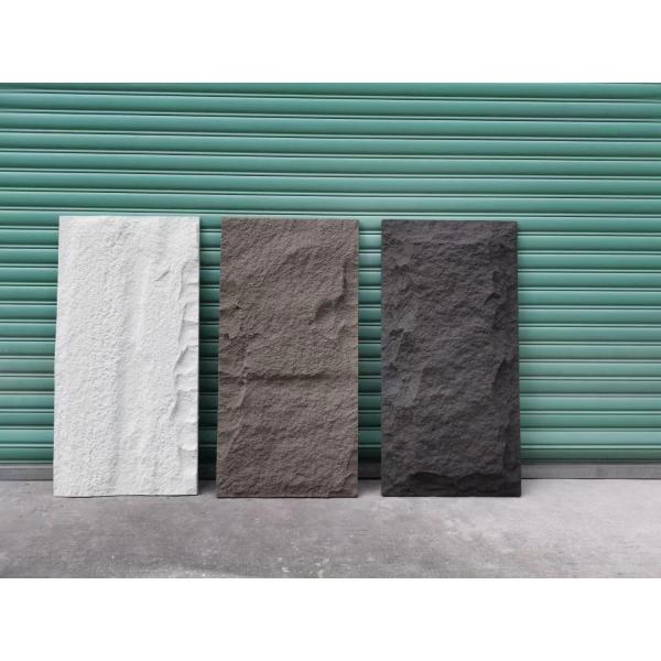 Установка панели 1200*600mm облегченного белого Faux PU искусственная каменная легкая