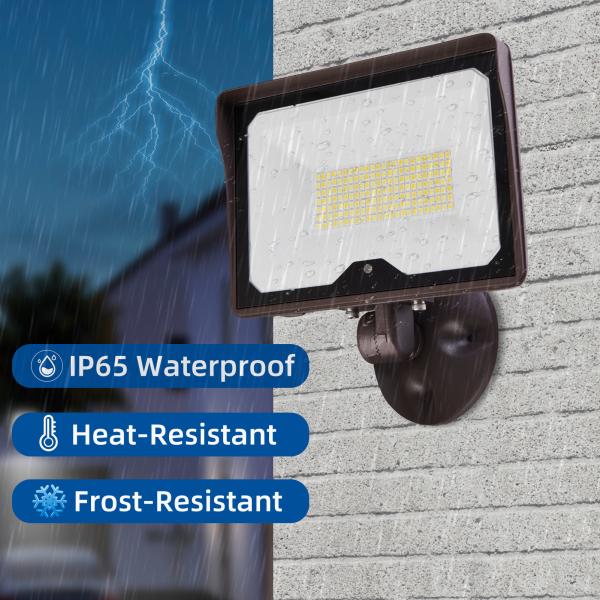 Foco LED de 55W para exteriores IP65 resistente al agua 3000K-5000K CCT