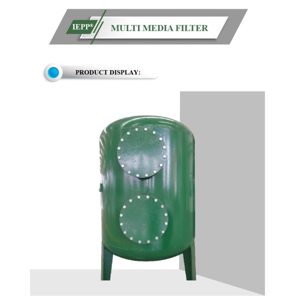 IEPP Manufacturer Factory Wholesale Wastewater Treatment Equipment Activated Carbon Quartz Sand Multi Media Industrial Filter