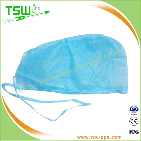 12x64cm 30g Polypropylene Disposable Surgical Cap For Doctor