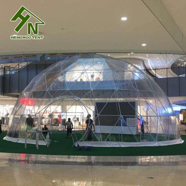 Outdoor Shelter Plastic Big Dome Tent For Promotion Events Diameter 45m