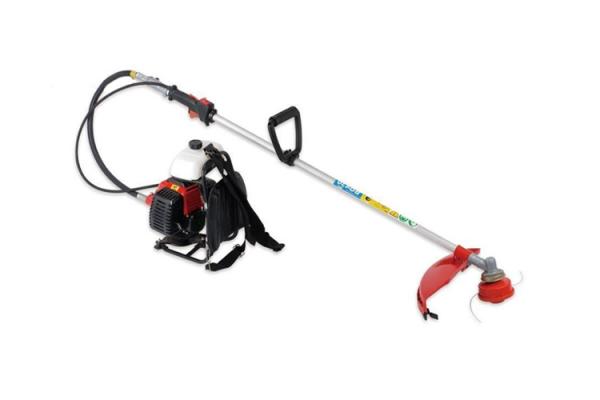 Gasoliine Backpack Brush Cutter , 43cc 260mm Width Garden Grass Cutter