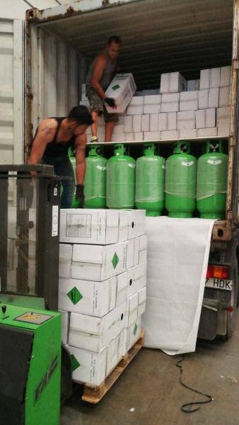 10KG R404A Refrigerant Gas For Car Recyclable Disposable Cylinder