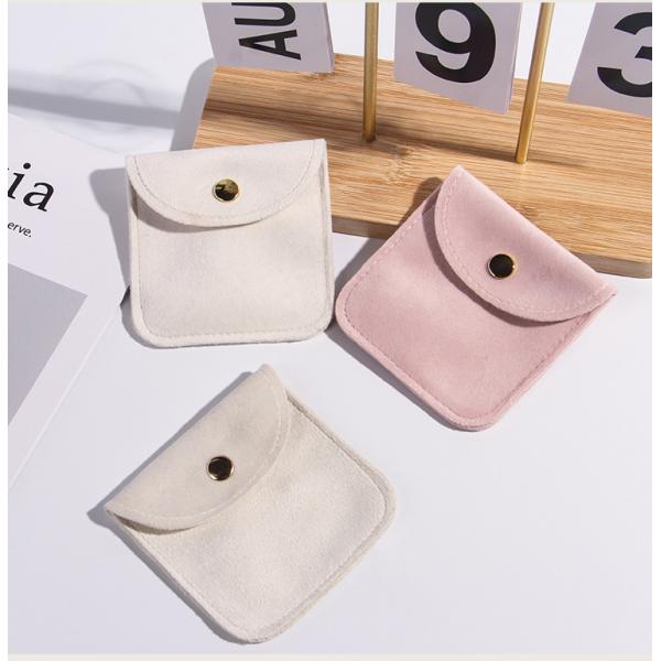 OEM/ODM Acceptable Microfibre Jewelry Pouches Custom Logo Earring Bags for Arrivals