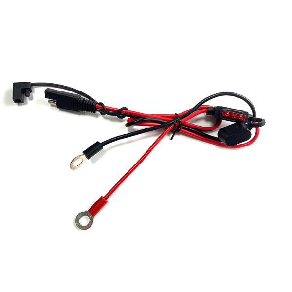 Connector To Ring Terminal Auto Car Charging Jumper Connector Fused Solar Battery Cable Solar Cable Battery Cable Fuse