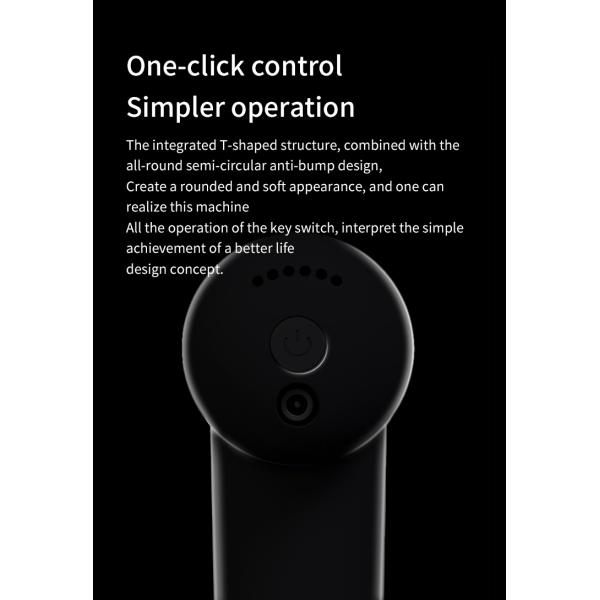 2000mAh Portable Muscle Fascia Massage Gun With 6 Speeds 4 Massage Heads