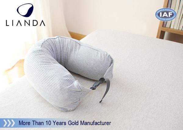 U Shaped Therapeutica Sleeping Pillow / Soft Memory Foam Neck Pillow OEM Service