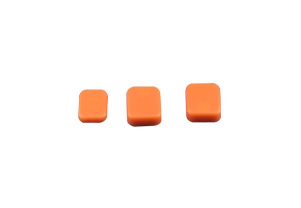 Étiquette métallique en céramique UHF de petite taille UHF résistant aux températures élevées pour les instruments chirurgicaux