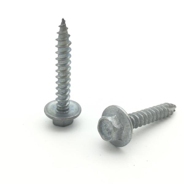 Galvanized Stainless Steel Timber Screws , Timber Cladding Screws For Hardness Wood T17