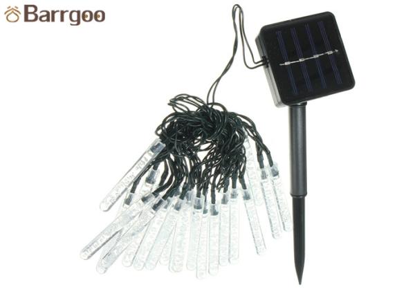 Multicolor Solar Powered Icicle Christmas Lights Fairy String Outdoor Wedding Party Lamp