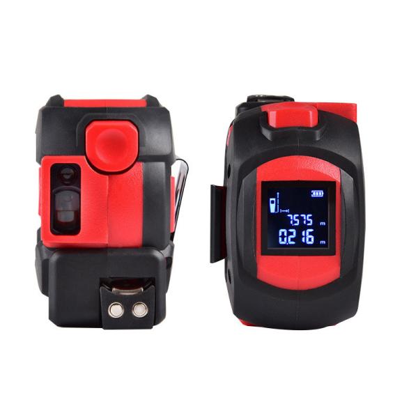 19 mm d'épaisseur 40 m de bande de mesure numérique rechargeable avec précision laser