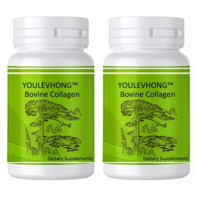 Health Hair And Bones 70-Calorie Unflavored Gluten Free Bovine Collagen Supplement (Types I / III Tested)  Gluten Free And Non-GMO