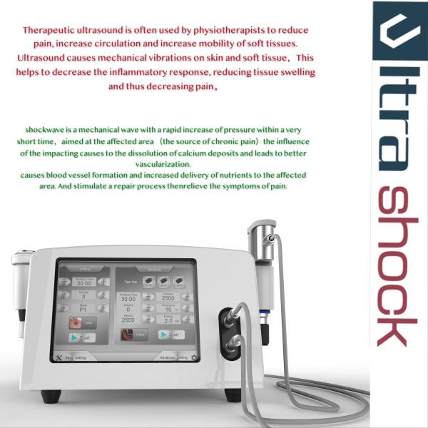 Machine simple ou double de physiothérapie d'ultrason de sortie pour le