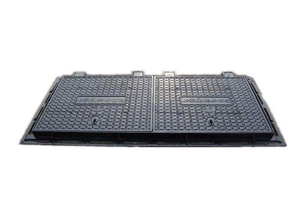High Strength Hinged Drain Cover Manhole Square Drain Grate Anti Shock