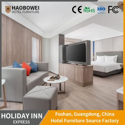 Modern Style Customized Hotel Bedroom Furniture Set King Size 3 Star Source for Rooms